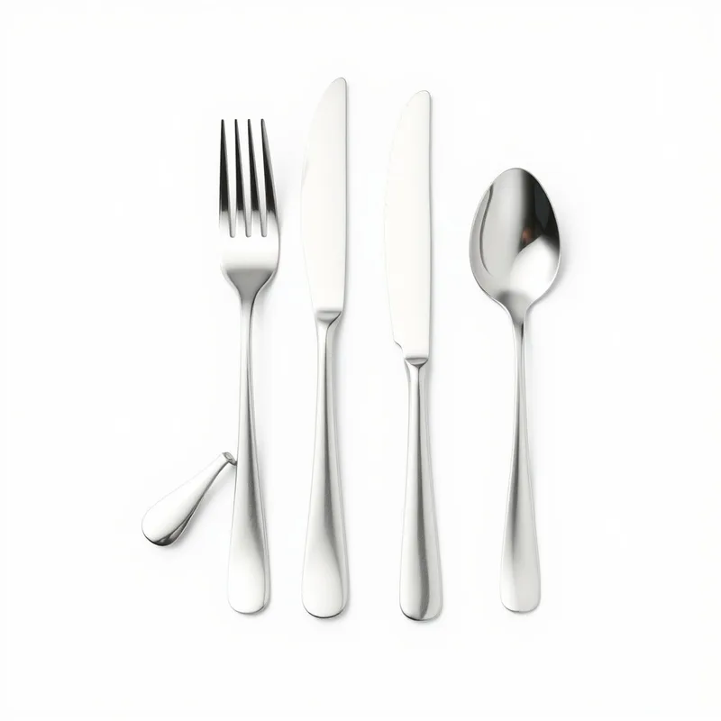 Couverts inox 18/10 professionnel restaurant — fourchette couteau cuillère